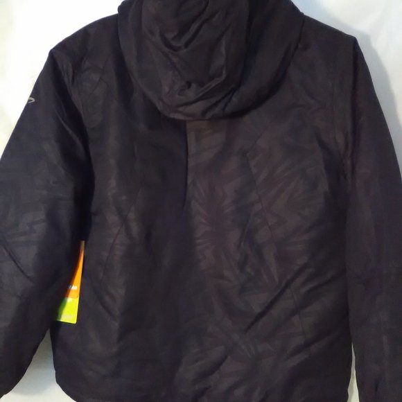 Athletech Performance Outerwear Boys Jacket Hoodie Color Black Size 8 Medium - Picture 7 of 7